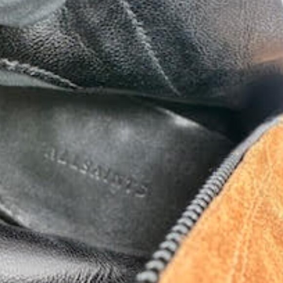 AllSaints Suede Stiletto Ankle Boots Brown 41 (WMS Size 10) Y2K - Picture 14 of 15